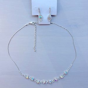 Silver Earring and Necklace set